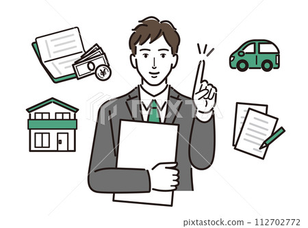 A man giving advice about testamentary trusts A man giving advice about testamentary trusts 112702772