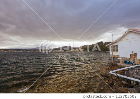 Dover in Huon Valley Tasmania Australia Dover in Huon Valley Tasmania Australia 112703502