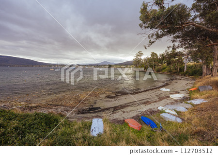 Dover in Huon Valley Tasmania Australia Dover in Huon Valley Tasmania Australia 112703512