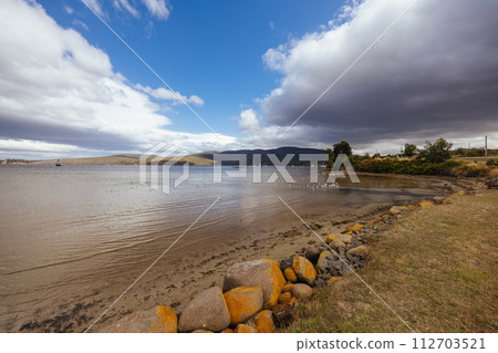 Dover in Huon Valley Tasmania Australia 112703521