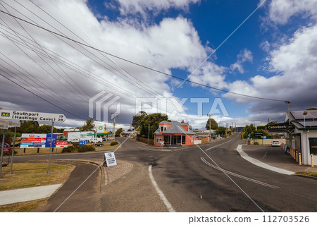 Dover in Huon Valley Tasmania Australia Dover in Huon Valley Tasmania Australia 112703526