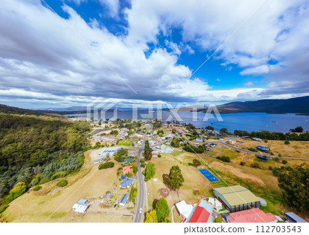 Dover in Huon Valley Tasmania Australia 112703543