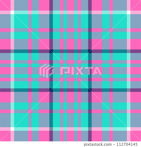 Plaid check pattern. Seamless fabric texture. Tartan textile print. Plaid check pattern. Seamless fabric texture. Tartan textile print. 112704145