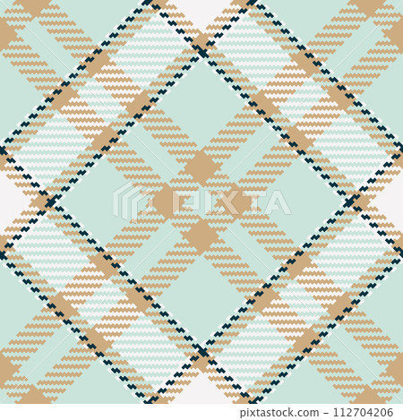 Pattern textile background of vector plaid fabric with a check tartan texture seamless. 112704206