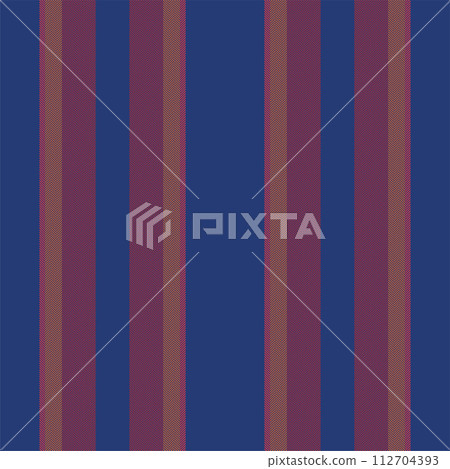 Vertical lines stripe pattern in blue. Vector stripes background fabric texture. Geometric striped line seamless abstract design. Vertical lines stripe pattern in blue. Vector stripes background fabric texture. Geometric striped line seamless abstract design. 112704393