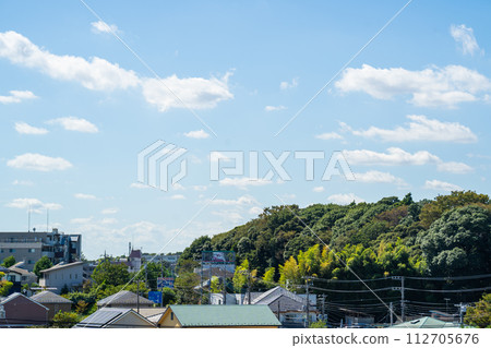 Autumn sky residential landscape (Matsudo City) Autumn sky residential landscape (Matsudo City) 112705676