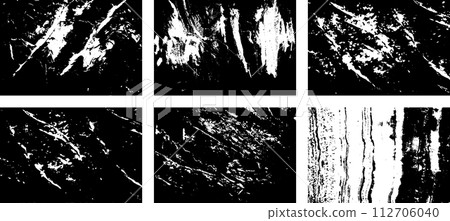 Black and white grunge. Distress overlay texture. Abstract surface dust and rough dirty wall background concept. Distress illustration simply place over object to create grunge effect. Vector EPS10. Black and white grunge. Distress overlay texture. Abstract surface dust and rough dirty wall background concept. Distress illustration simply place over object to create grunge effect. Vector EPS10. 112706040