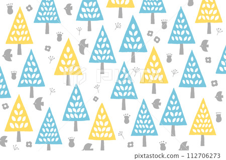 Cute Scandinavian design background material of trees and flowers with SDGs and ecology images Cute Scandinavian design background material of trees and flowers with SDGs and ecology images 112706273