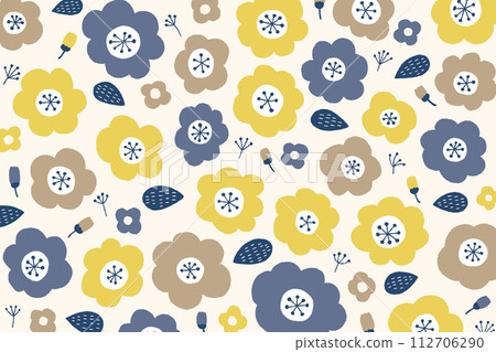 Cute Scandinavian design background material of trees and flowers with SDGs and ecology images Cute Scandinavian design background material of trees and flowers with SDGs and ecology images 112706290