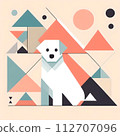 geometric dog 112707096