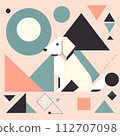 geometric dog 112707098