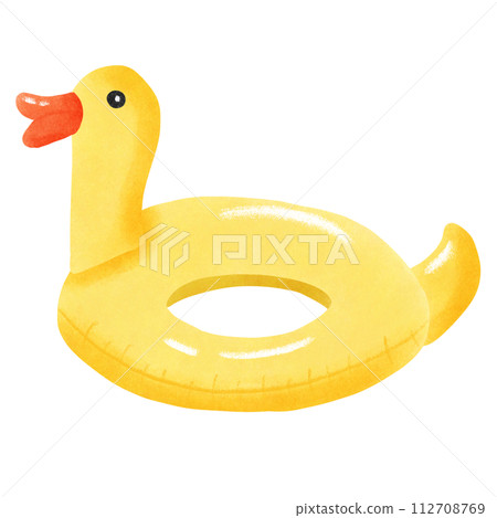 Inflatable duck float for summer beach and pool Inflatable duck float for summer beach and pool 112708769