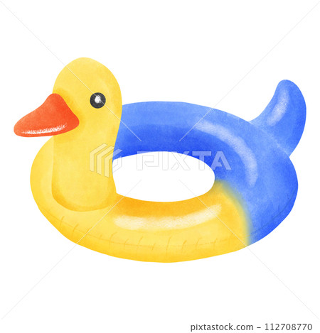 Inflatable duck float for summer beach and pool Inflatable duck float for summer beach and pool 112708770