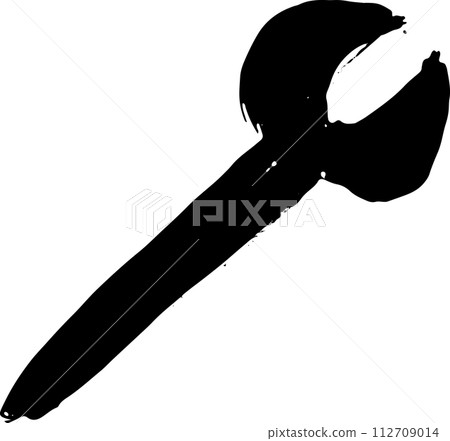 Dry Brush Tool Grunge Icon Dry Brush Tool Grunge Icon 112709014