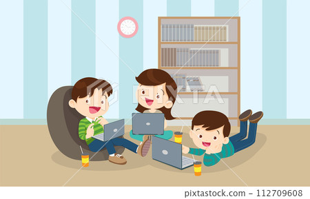 kids on online learning education courses kids on online learning education courses 112709608
