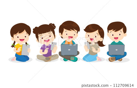kids on online learning education courses kids on online learning education courses 112709614