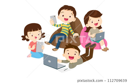 kids on online learning education courses 112709639