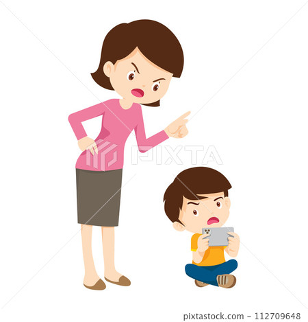parent angry to kid addicted phone parent angry to kid addicted phone 112709648
