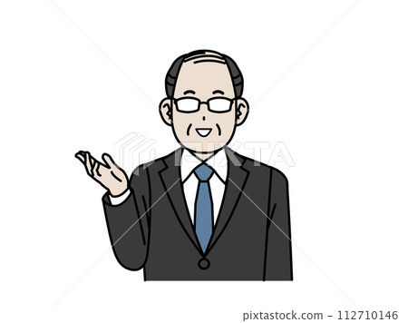 中年辦公室職員談話與解釋的插圖 112710146