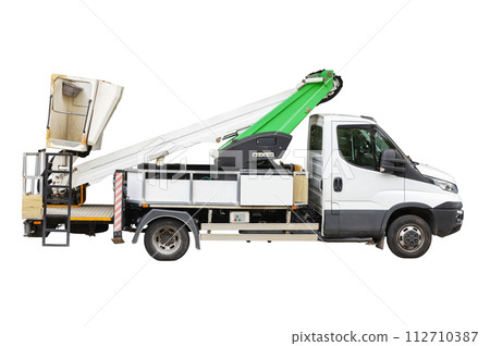 special vehicle with lift for electricians special vehicle with lift for electricians 112710387