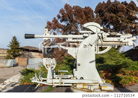 old anti-aircraft gun in Belgrade fortress 112710534