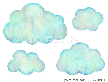 Cute cloud illustration Cute cloud illustration 112710951