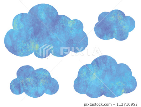Cute rain cloud illustration Cute rain cloud illustration 112710952