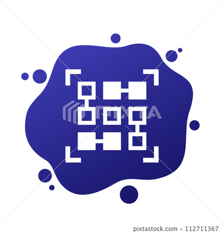 pattern recognition icon, data analysis method pattern recognition icon, data analysis method 112711367