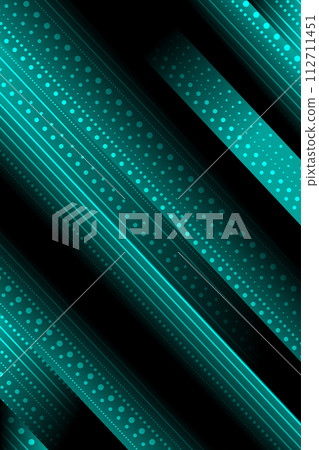 Abstract dark blue stripe gradient background with dotted line, minimal geometric technology. 112711451
