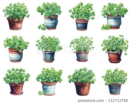 Vibrant Clover Greenery Decor 112712798