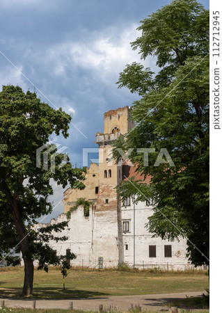 Rebuilding of the ruin of Mansion in Breclav, Moravia, Czechia Rebuilding of the ruin of Mansion in Breclav, Moravia, Czechia 112712945