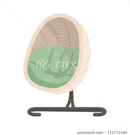 Garden outdoor furniture. Furniture for rest relaxation cartoon vector 112713280