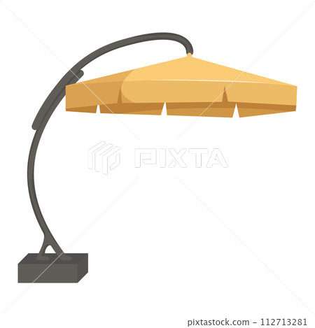 Garden outdoor furniture. Furniture for rest relaxation cartoon vector 112713281