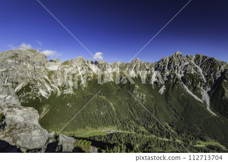 Mountain landscape of the Stubai Alps 112713704