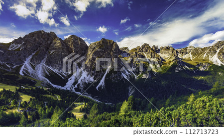 Mountain landscape of the Stubai Alps Mountain landscape of the Stubai Alps 112713723