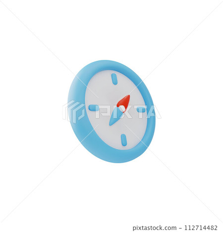 3D isometric compass for camping and outdoor navigation. 3D isometric compass for camping and outdoor navigation. 112714482