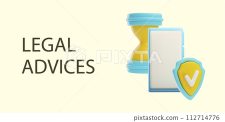 Legal services online vector illustration 112714776