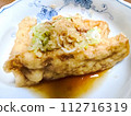 Fried tofu with grated ponzu sauce 112716319