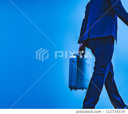 businessman wearing a navy suit 112716514