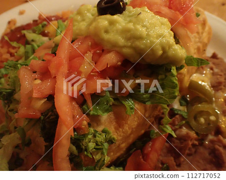 Close-up of Chimichanga Close-up of Chimichanga 112717052
