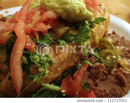 Close-up of Chimichanga Close-up of Chimichanga 112717053