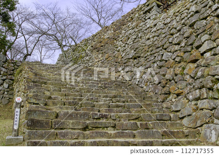 Honmaru stone steps 2 of Sumoto Castle 112717355