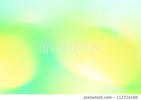 Soft yellow/green background with jade bokeh and round bokeh 112718166