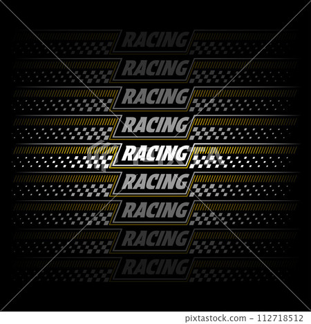 Racing decals background Racing decals background 112718512