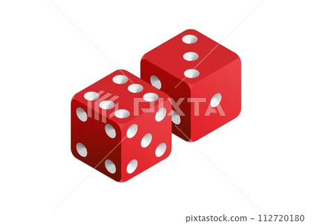 red dice icon isolated on white background red dice icon isolated on white background 112720180