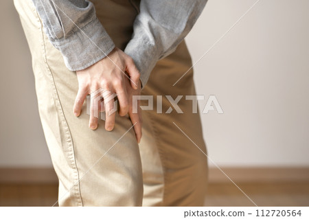 Man with muscle pain, cramps, body parts Man with muscle pain, cramps, body parts 112720564