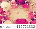 Thank you for all the flowers (retro style yellow) 112721332