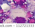 Thank you for all the flowers (retro style wine) 112721333