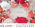 Thank you for all the flowers (retro style red color selection) 112721335