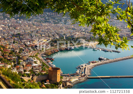 View from above of Alanya city, Turkey 112721338